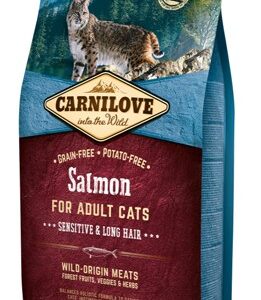 Carnilove Cat Sensitive/Long Hair Zalm 2 kg.