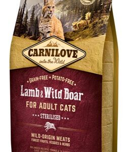 Carnilove Cat Sterilised Lam & Wildzwijn 400 gr.