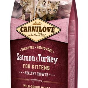 Carnilove Kitten Zalm & Kalkoen 6 kg.