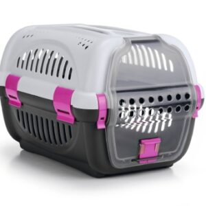 Reismand Rhino Grijs Roze