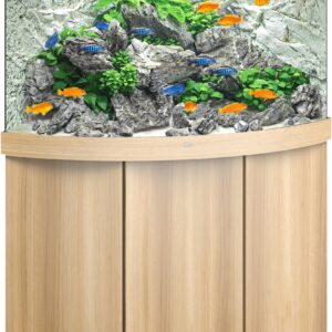 Trigon 190 LED Aquarium + Meubel Lichtbruin