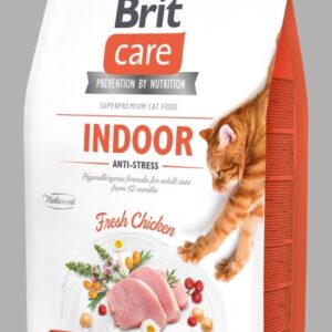 Brit Care Cat Indoor Anti Stress Graanvrij 7 kg.