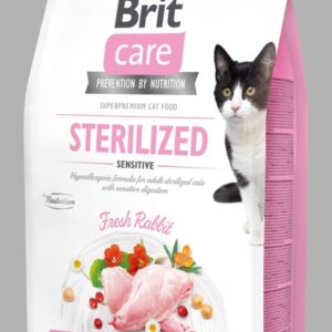 Brit Care Cat Sterilised Sensitive Graanvrij 7 kg.