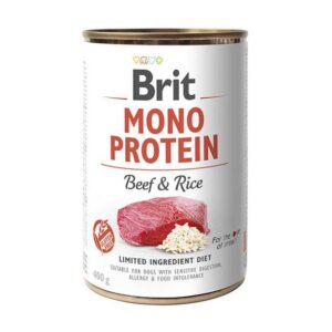Brit Blik Mono Protein Beef & Rice 400 gr.
