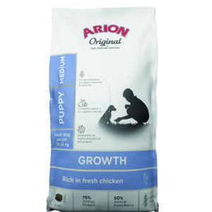Arion Original Growth Chicken 12 kg. Middelgrote Rassen