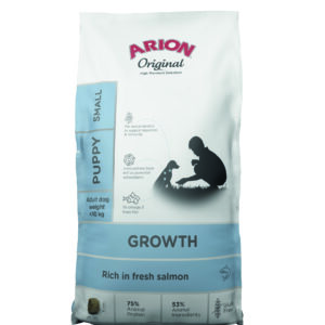 Arion Original Growth Fish 2 kg. Kleine Rassen